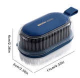 Double Head Clothes Scrubbing Brush, Multifunctional Soft Shoes Brush, Kitchen Soft Bristled Double Sided Brush