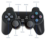 Wireless 4K Video Game Console, Double Wireless Controller Game player, Retro Handheld Game Player Console
