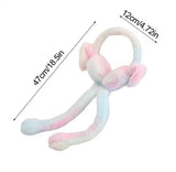 Warm Furry Ear Muffs, Colorful Rabbit Ear Covers, Cute Bunny Plush Ear Muffs, Student Ear Covers