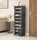 Attachable Cabinet Shoe Rack, Household Entrance Foyer Cabinet, Large Capacity Shoe Storage Cabinet