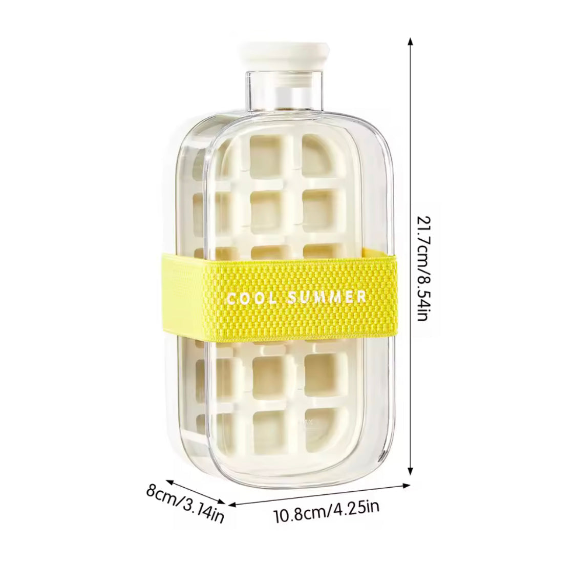 2 In 1 Ice Maker Ice Cube Bottle, Portable Ice Maker Kettle, Ice Mold Cooler Cup, Outdoor Fitness Drink Bottle