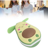 Avocado Mini Cooler Fan, Handheld Fan with Fill Light Mirror, USB Pocket Silent Small Fan, Mini Portable Pocket Fan, Cool Air Hand Held Travel Cooler Cooling Fan
