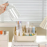 Multifunctional Makeup Storage Box, Large Capacity Desk Organizer Cosmetics Brushes, Makeup Organizer Durable Space Saving