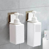 Set of Shampoo Hook, Multi Use Storage Hook, Self Adhesive Home Storage Hook, Multifunction Bottle Hanger, Wall Mounted Rack Hook, Bathroom Shower Gel Hook, Kitchen Liquid Soap Holder Rack