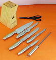 Set of 6 Steel Knife, 6pcs Classic Steel Knife Set