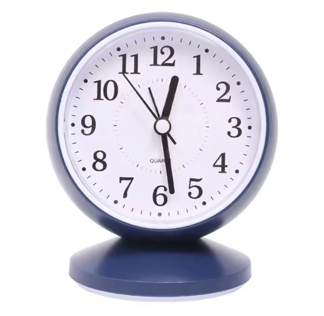 Analog Alarm Clock, Super Silent Non Ticking Small Clock, Easy Operate Bedside Analog Small Desk Clock