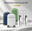 Mini Suitcase Style Nail Clippers Set, Stainless Steel Nail Care Tool, Mini Travel Manicure Pedicure Kit, Portable Beauty Care Accessories