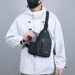 Travel Crossbody Bag, Large Capacity Oxford Cloth Shoulder Bag, Boys Fashion Lightweight Chest Bag
