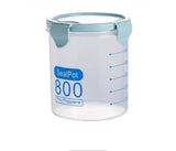 Plastic Transparent Airtight Jar, Transparent Plastic Cereal Cans, Kitchen Multigrain Sealed Jars, Refrigerator Storage Organizer