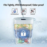 Smart Trash Can With Lid, Touchless Automatic Motion Sensor Trash Bin, Foldable Mini Trash Can, Collapsible Trash Bin, Creative  Household Bathroom Garbage Storage Box, Waste Bin Garbage Can
