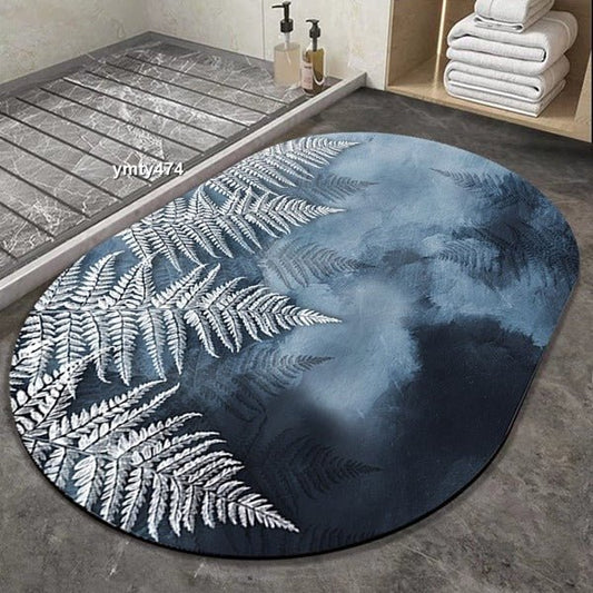 2PC Anti-Slip Bathroom Mat – Fast Drying Water Absorbent Floor Mat
