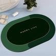 2PC Anti-Slip Bathroom Mat – Fast Drying Water Absorbent Floor Mat