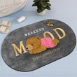 2PC Anti-Slip Bathroom Mat – Fast Drying Water Absorbent Floor Mat