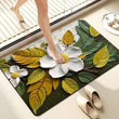 2PC Anti‑Slip Flower Design Bathroom Mat – Fast‑Drying, Water‑Absorbent Floor Mat