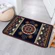 2PC Anti‑Slip Flower Design Bathroom Mat – Fast‑Drying, Water‑Absorbent Floor Mat