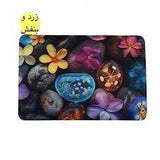 2PC Anti‑Slip Flower Design Bathroom Mat – Fast‑Drying, Water‑Absorbent Floor Mat