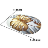 2PC Anti‑Slip Flower Design Bathroom Mat – Fast‑Drying, Water‑Absorbent Floor Mat