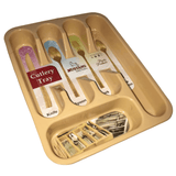 5 Gird Spoon Organizer, Mustang Plastic Cutlery Organizing Drawer Tray, Alluring Spoons And Folks Tray, Kitchen Utensils Organizer, Limon Spoon Stand
