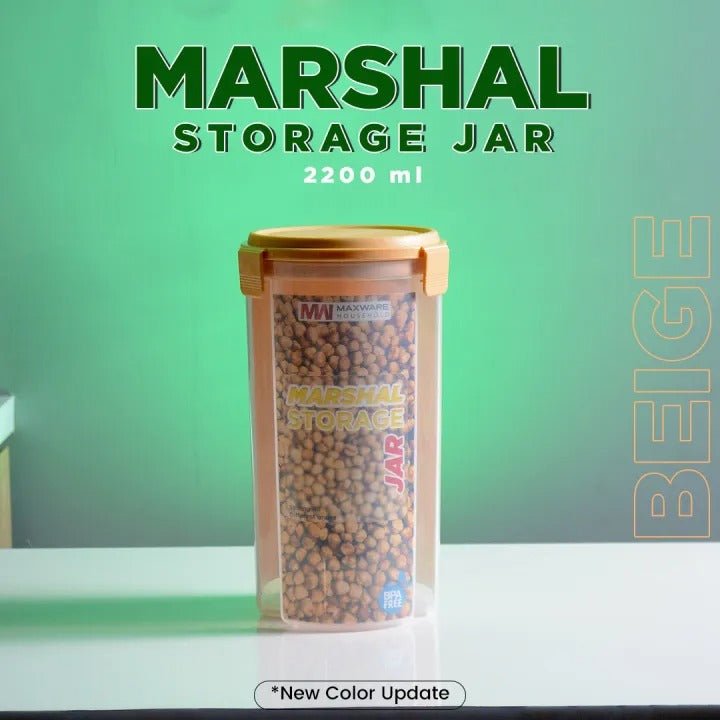 3-in-1 Airtight Storage Jar with 3 Portion Compartments – Multi-Purpose Kitchen Container