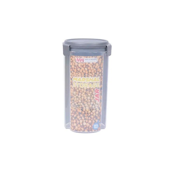 3-in-1 Airtight Storage Jar with 3 Portion Compartments – Multi-Purpose Kitchen Container