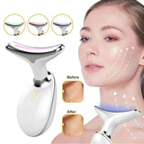 3-in-1 Facial & Neck Beauty Device – EMS Lifting, LED Therapy & Double Chin Treatment