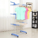 3-Layer Clothes Hanger – Adjustable Freestanding Garment Organizer