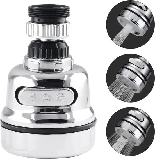3 Mode Faucet Tap – Adjustable Kitchen Sink Water Saving Nozzle