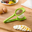 Egg Split Slicer, Stainless Steel Egg Cutter, Multifunction Egg Kiwi Date Divider Slicing Mold, Stainless Steel Wire for Home Kitchen Bar