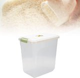 Rice Barrel with Wheels, Transparent Rice Sealed Storage Organizer, Rice Sieve Colander Basket