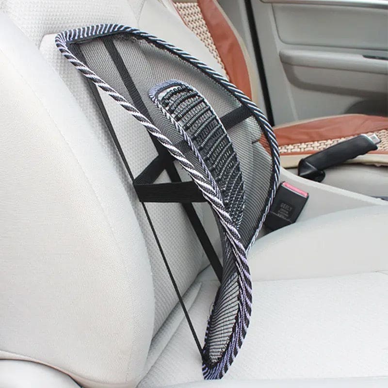 Universal Chair Lumbar, Back Support Spine Posture Correction Back Pillow, Car Seat Office Chair Massage Back Lumbar, Ventilate Mesh Car Seat Chair Back Cushion