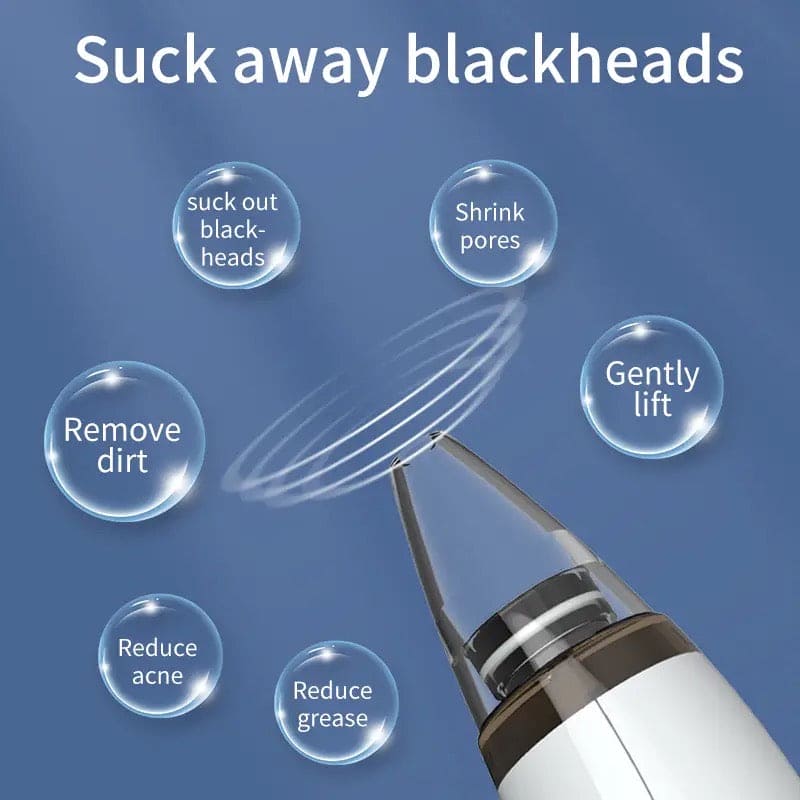 Black Spot Suction Vacuum, Blackhead Remover Cleaning Device, Electric Facial Pore Cleaner, Skincare Exfoliating Beauty Device, Facial Pore Acne Pimple Cleaner, Facial Tag Vacuum Suction, Household Professional Facial Pore Pimple Cleanser