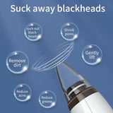 Black Spot Suction Vacuum, Blackhead Remover Cleaning Device, Electric Facial Pore Cleaner, Skincare Exfoliating Beauty Device, Facial Pore Acne Pimple Cleaner, Facial Tag Vacuum Suction, Household Professional Facial Pore Pimple Cleanser