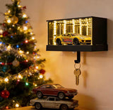 Infinity LED Car Display Key Holder, LED Display Key Box, Luxury Wall Mounted Car Display Shelf, Smart Wall Display Key Organizer