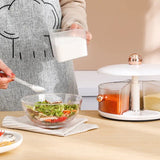 Seasoning Jar, Rotating Seasoning Box Five Grid Storage Box, Turntable Spice Organizers