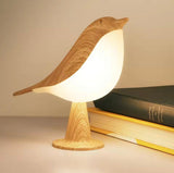 Touch LED Bird Lamp, Bird Glow Night Lamp, Wooden Bird LED Lamp, Small LED Touch Desktop Lamp