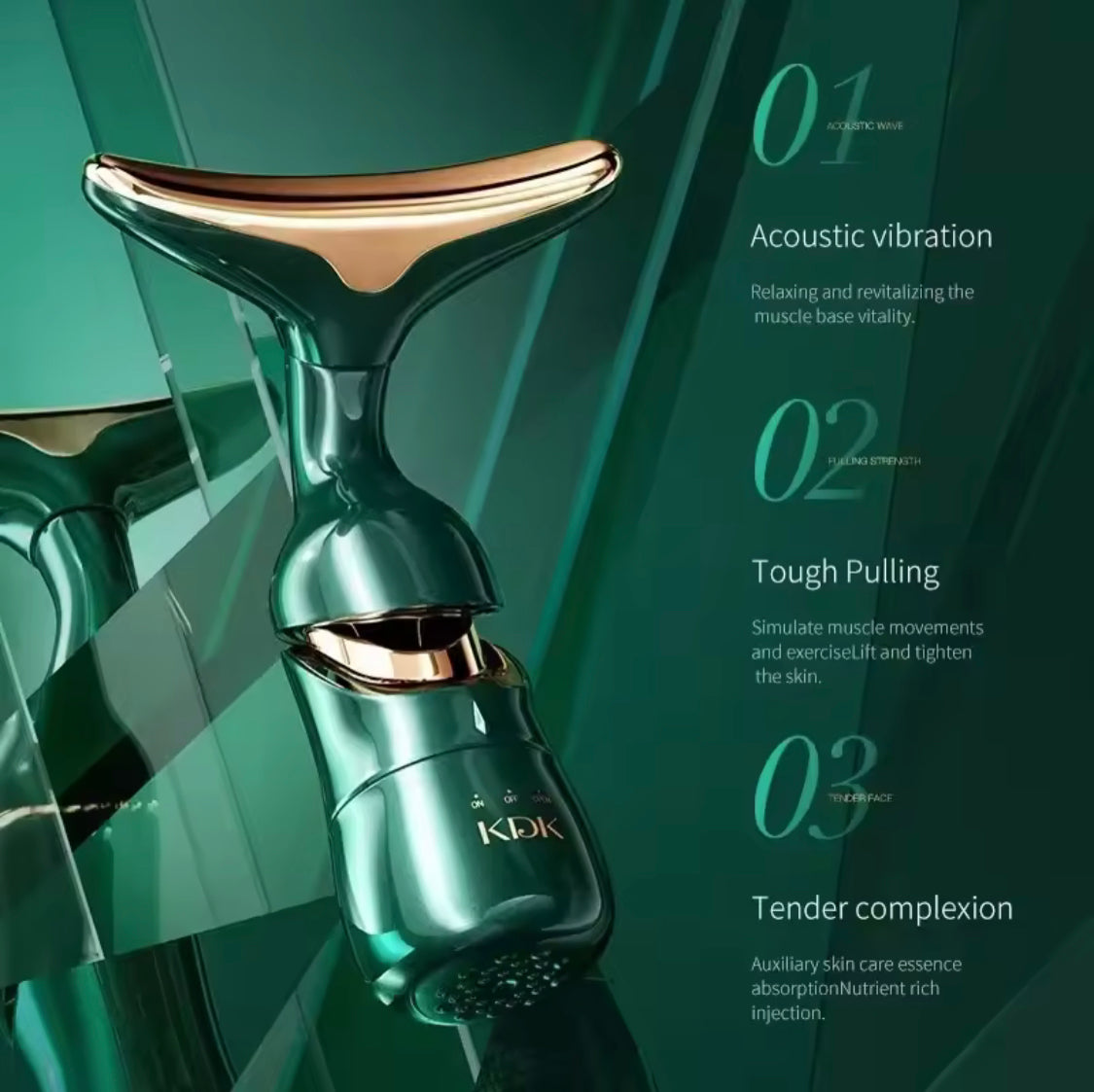 3 in 1 Face Lifting Device, Neck Facial And Eye Massager Device, Anti Aging Beauty Device Face Massager