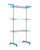 Multi-Functional 3 Layer Foldable Cloth Drying Rack – Heavy Duty Indoor & Outdoor