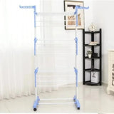 Multi-Functional 3 Layer Foldable Cloth Drying Rack – Heavy Duty Indoor & Outdoor