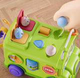Educational Baby Bus Bus Toy, Motor Skill Learning Toddler Toys, Educational Play Bus with Multiple Activities, Kids Early Learning Educational Toy Car