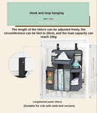 Baby Nursery Organizer, Baby's Bedside Storage Bag, Newborn Essentials Hanging Storage Bag, Multifunction Canvas Storage Bag, Infant Bedding Nursing Storage Bag, Multi Compartment Baby Stuff Holder, Stacking Tray Nursery Storage Basket