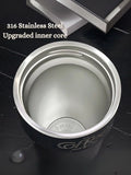 Insulated Coffee Cup With Pad, Stainless Steel Coffee Mug With Lid, Insulated Coffee Mug For Travel