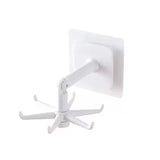 360 Degree Rotating Kitchen Hook Rack – No Drill Six Claw Wall Mounted Hanger