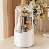 360° Rotating Makeup Brush Holder – Cosmetic Organizer Storage Box