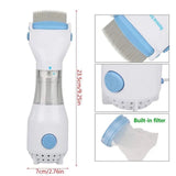 Electric Lice Remover, Portable Lice Comb, Anti lice Removing Device, Fleas Removal Comb For Dogs Cats Pet, Head Lice Remover Machine, Filter Trap Head Lice Catcher, Multipurpose Electric Vacuum Comb