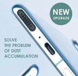 Set Of 3 Universal Phone Port Protector, Dust Proof Mesh Sticker, Mobile Phone Dustproof Net Stickers, Dust Proof Protection Film