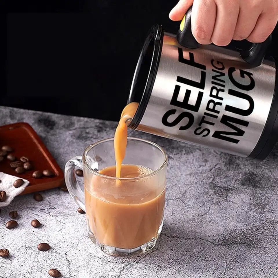 Automatic Self Stirring Mug, Magnetic Coffee Spinning Mug, Electric Self Stirring Coffee Milk Mixing Cup, Non Stick Large Capacity Coffee Mixer Cup, Creative Blender Smart Mixer Thermal Cup