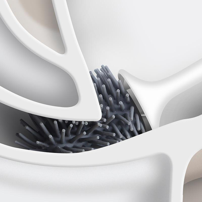 Long Handle Toilet Brush, Household Washing Toilet Cleaning Brush, Wall Mounted Toilet Brush Cleaner