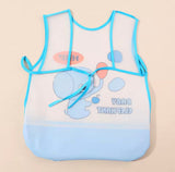 Waterproof Baby Bibs For Toddlers, Sleeveless Feeding Apron For Toddlers, Cartoon Animals Kids Bib