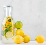Transparent Water Bottle With Flip Lid, Airtight Juice Bottle, Round Clear Plastic Water Bottle