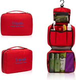 Travel Your Life Bag, Large Capacity Travel Wash Bag, Hanging Travel Storage Bag, Multifunction Storage Bag, Portable Travel Bag for Men and Women, Camping Wash Toiletry Bag, Multipurpose Mesh Pockets, Quirk Portable Travel Kit
